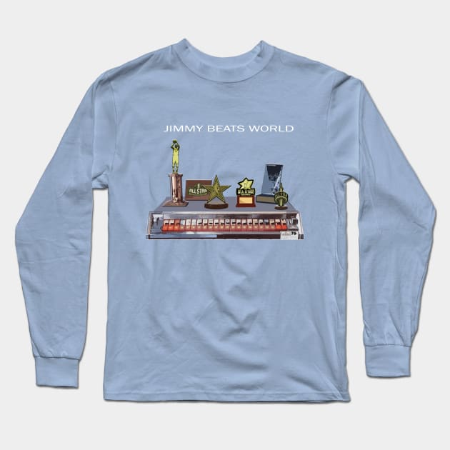 Jimmy Beats Worlds Long Sleeve T-Shirt by OptionaliTEES